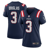 Demario Douglas New England Patriots Women's Game Jersey - Navy