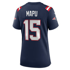 Marte Mapu New England Patriots Women's Game Jersey - Navy