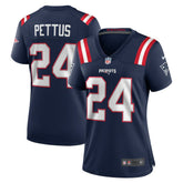 Dell Pettus New England Patriots Women's Game Jersey - Navy