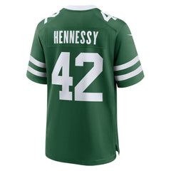 Thomas Hennessy New York Jets Team Game Jersey - Legacy Green