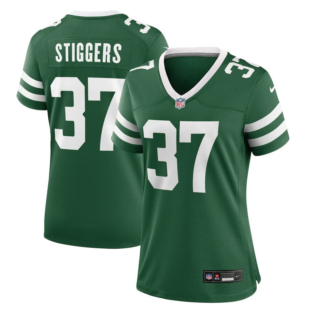 Qwan'tez Stiggers New York Jets Women's Game Jersey - Legacy Green