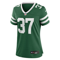Qwan'tez Stiggers New York Jets Women's Game Jersey - Legacy Green