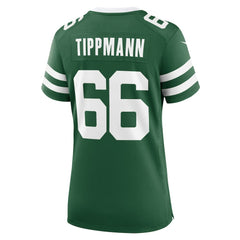 Joe Tippmann New York Jets Women's Game Jersey - Legacy Green