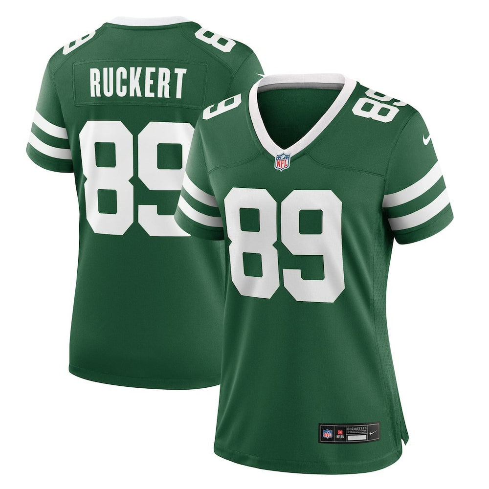 Jeremy Ruckert New York Jets Women's Game Jersey - Legacy Green