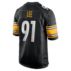 Logan Lee Pittsburgh Steelers Game Jersey - Black