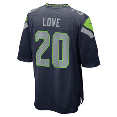 Julian Love Seattle Seahawks Game Jersey - College Navy