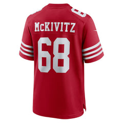 Colton McKivitz San Francisco 49ers Game Jersey - Scarlet