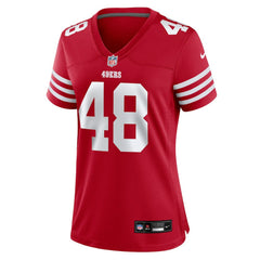 Tatum Bethune San Francisco 49ers Women's Team Game Jersey - Scarlet