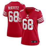 Colton McKivitz San Francisco 49ers Women's Team Game Jersey - Scarlet