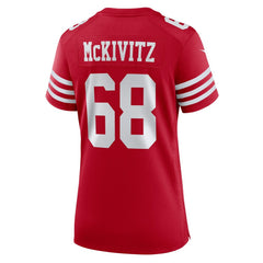 Colton McKivitz San Francisco 49ers Women's Team Game Jersey - Scarlet