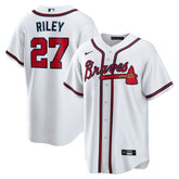 Austin Riley Atlanta Braves Home Replica Player Jersey - White