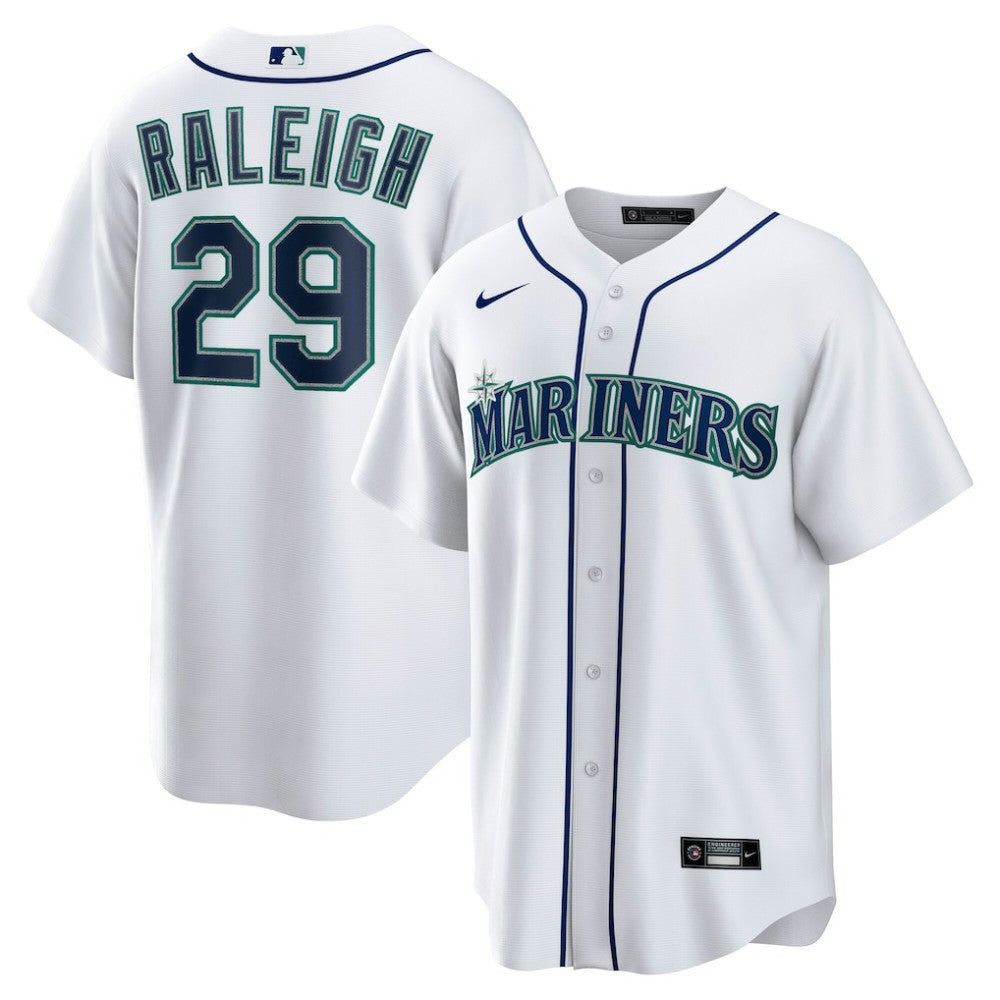 Cal Raleigh Seattle Mariners Home Replica Player Jersey White | Nike