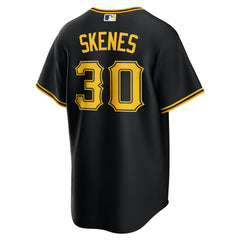 Paul Skenes Pittsburgh Pirates Alternate 2 Replica Jersey - Black