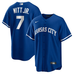 Bobby Witt Jr. Kansas City Royals Alternate 2 Replica Jersey - Rush Blue