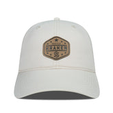 Seattle Kraken Men's Levelwear Faux Leather Patch Unstructured Adjustable Hat Cream