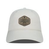 Vancouver Canucks Men's Levelwear Faux Leather Patch Unstructured Adjustable Hat Cream