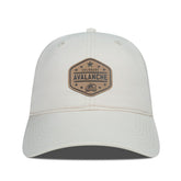 Colorado Avalanche Men's Levelwear Faux Leather Patch Unstructured Adjustable Hat Cream
