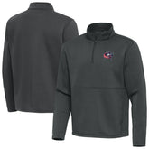 Columbus Blue Jackets Antigua Twist Quarter-Zip Pullover Jacket Silver