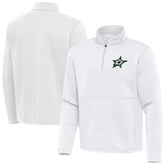 Dallas Stars Antigua Twist Quarter-Zip Pullover Jacket White