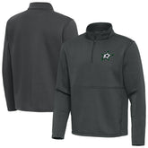 Dallas Stars Antigua Twist Quarter-Zip Pullover Jacket Silver