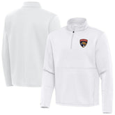 Florida Panthers Antigua Twist Quarter-Zip Pullover Jacket White