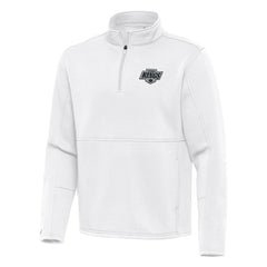Los Angeles Kings Antigua Twist Quarter-Zip Pullover Jacket White