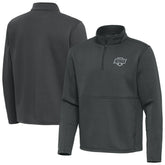 Los Angeles Kings Antigua Twist Quarter-Zip Pullover Jacket Silver