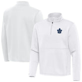 Toronto Maple Leafs Antigua Twist Quarter-Zip Pullover Jacket White