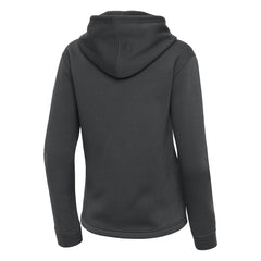 Milwaukee Brewers Antigua Women's Contemporary Quarter-Zip Hoodie Pewter