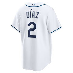 Yandy D¨ªaz Tampa Bay Rays Home Replica Jersey - White