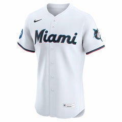 Miami Marlins Home Elite Jersey - White