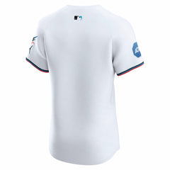 Miami Marlins Home Elite Jersey White | Nike