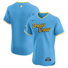 Milwaukee Brewers City Connect Elite Jersey Powder Blue | Nike