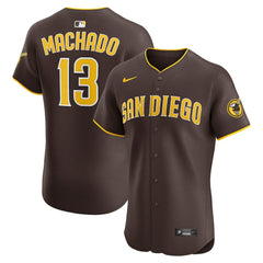 Manny Machado San Diego Padres Road Elite Jersey - Brown