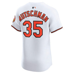 Adley Rutschman Baltimore Orioles Home Elite Jersey - White