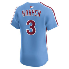 Bryce Harper Philadelphia Phillies Alternate Elite Jersey - Light Blue