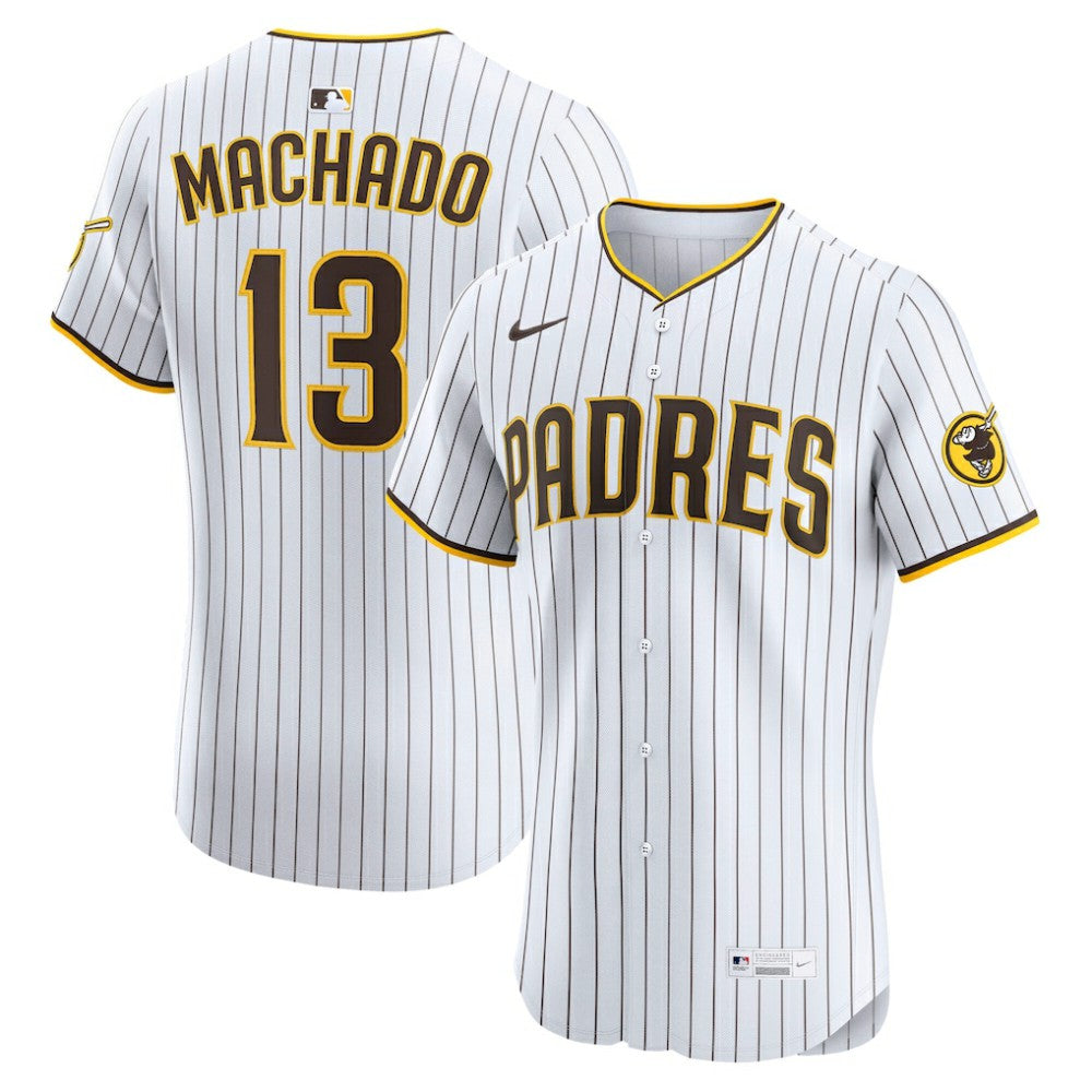 Manny Machado San Diego Padres Home Elite Player Jersey - White