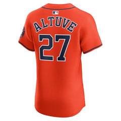 Jose Altuve Houston Astros Alternate Elite Player Jersey - Orange