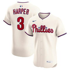 Bryce Harper Philadelphia Phillies Alternate 2 Elite Jersey - Cream