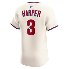 Bryce Harper Philadelphia Phillies Alternate 2 Elite Jersey - Cream