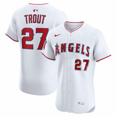 Mike Trout Los Angeles Angels Home ElitePlayer Jersey - White