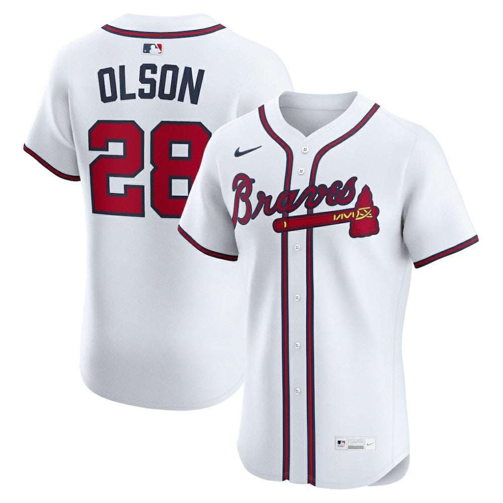 Matt Olson Atlanta Braves Home Elite Player Jersey White | Nike