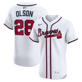 Matt Olson Atlanta Braves Home Elite Player Jersey - White