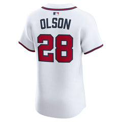 Matt Olson Atlanta Braves Home Elite Player Jersey - White
