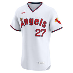 Mike Trout Los Angeles Angels Alternate 2 Elite Jersey - White
