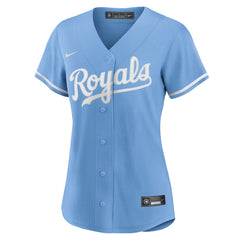 Bobby Witt Jr. Kansas City Royals Women's Alternate Replica Player Jersey - Light Blue