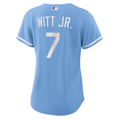Bobby Witt Jr. Kansas City Royals Women's Alternate Replica Player Jersey - Light Blue