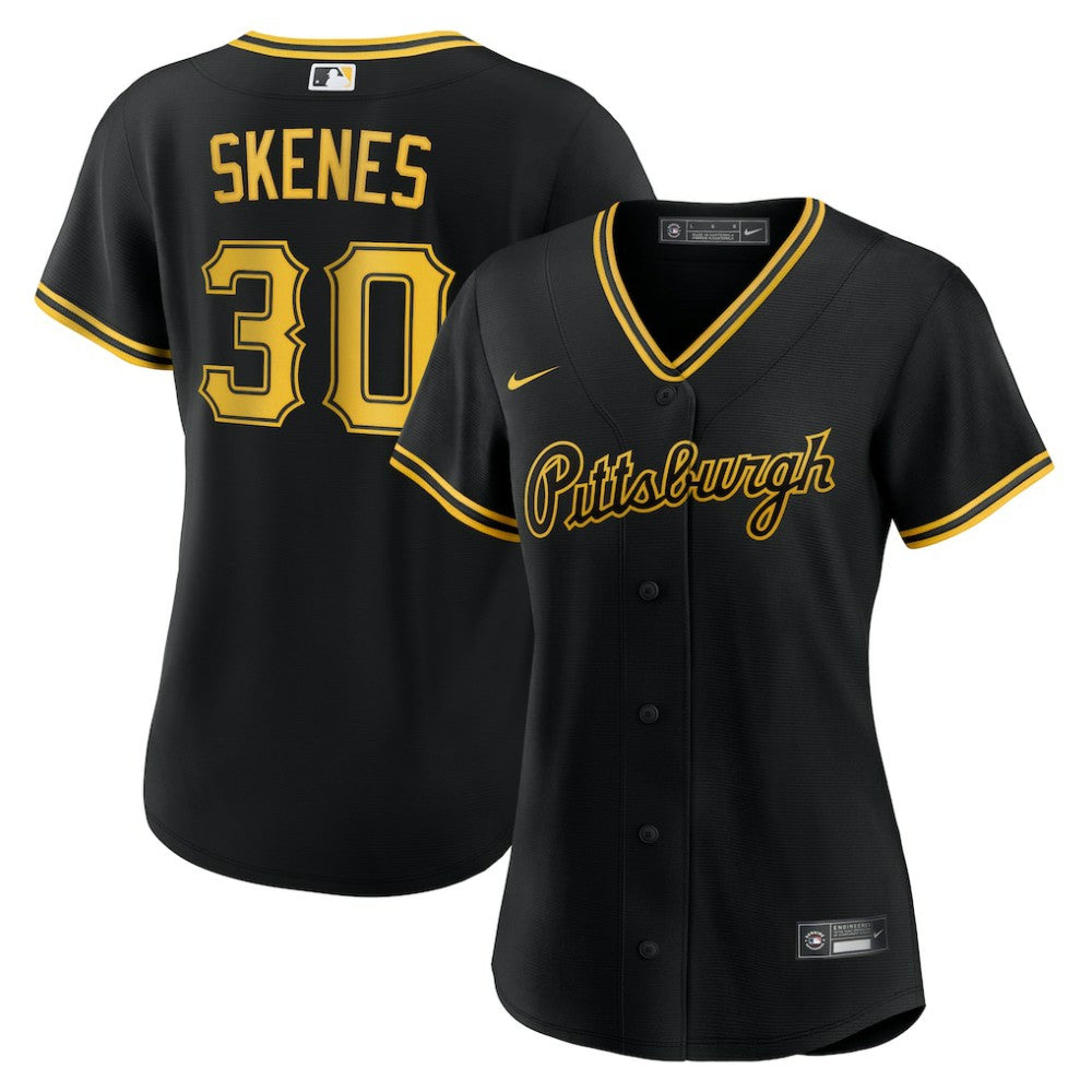 Paul Skenes Pittsburgh Pirates Women's Alternate Replica Player Jersey - Black