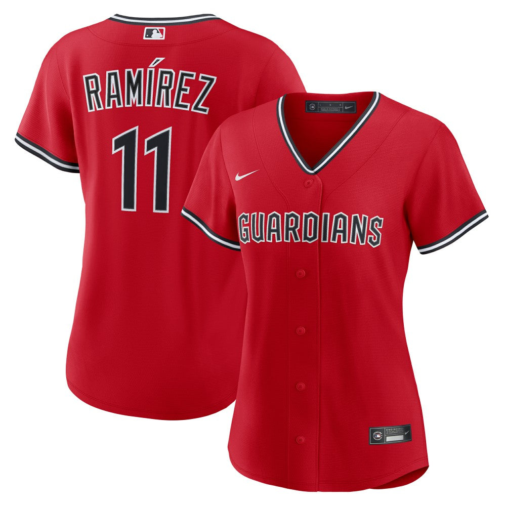Jos¨¦ Ram¨ªrez Cleveland Guardians Women's Alternate 2 Replica Jersey - Red