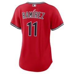 Jos¨¦ Ram¨ªrez Cleveland Guardians Women's Alternate 2 Replica Jersey - Red